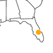 kleine Landkarte Florida Orlando