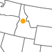 kleine Landkarte Idaho Montana Oregon Washington Nez Perce