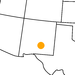 kleine Landkarte New Mexico White Sands