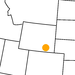 kleine Landkarte Wyoming Laramie