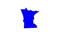 Landkarte Minnesota