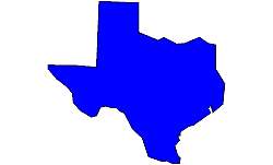 Landkarte Texas